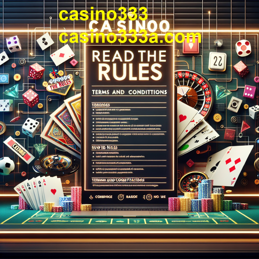 A Importância dos Termos e Condições no Casino333